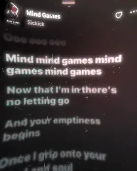 Mind Game#เนื้อเพลง #เธรดเพลง #applemusic #ลงสตรอรี่ได้ #เพลงเพราะ  @songlyrics 