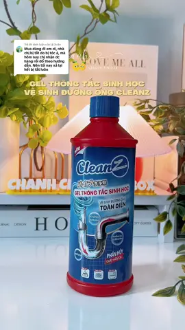 Trả lời @Lệ Xuân Công nhận em CleanZ này thông cống hiệu quả lắm đúng không các bác ơi  @Chanh Chanh Unbox #chanhchanhunbox #cleanz #gelthongtacsinhhoc #thongcong #thongtaccong 