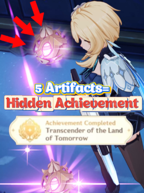 Collect five Artifacts and unlock a hidden Achievement! #GenshinImpact #GenshinSnezhnaya #NowSnezhnaya #hoyoverse