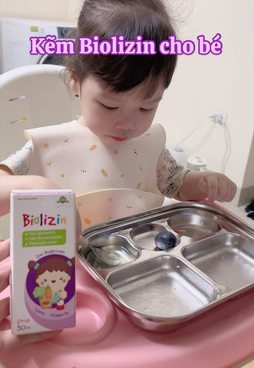 Cíu tinh của em bé nhà mình, là em kẽm Biolizin hỗ trợ giải quyết tình trạng biếng ăn đây ạ #biolizin #kembiolizin #kemchotrebiengan 