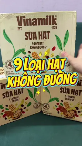 Sữa 9 loại hạt không đường Vinamilk #vinamilk #suahat #suahatkhongduong #suahatdinhduong 