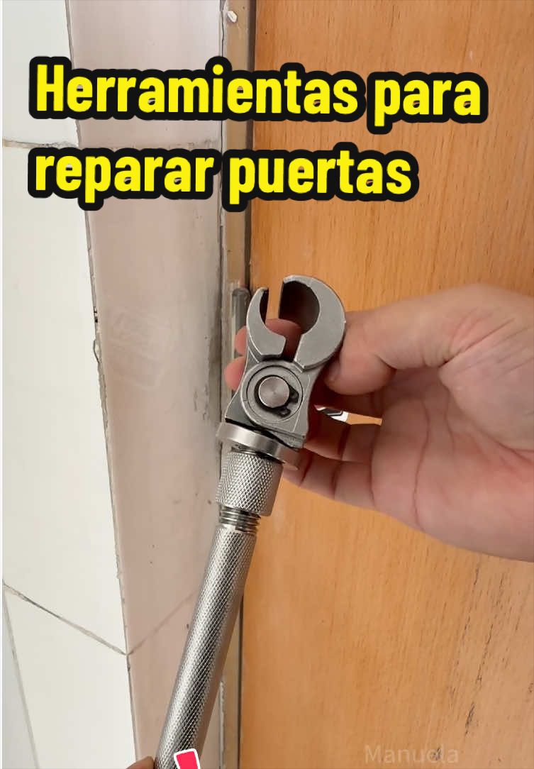 Las herramientas ajustables para la reparación de puertas pueden adaptarse a bisagras de diferentes tamaños.#tools #DIY #carpentry #door #hotsaletiktokshopmx 