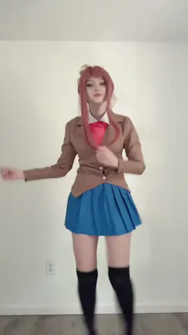 i love this dance #monika #ddlc #cosplay #fyp 