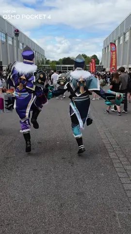 AD // At least someone’s still got my back! Ororon: @or_oce  Mavuika: @Angel  Ifa: @Piter_Law gamescom  Anemoboxer: @Senpai_Panjo @Gamescom  @DJI Osmo  #GenshinImpact #cosplay #DJIOsmoPocket #HoYoVerseGC26 #snezhnayagc2026 