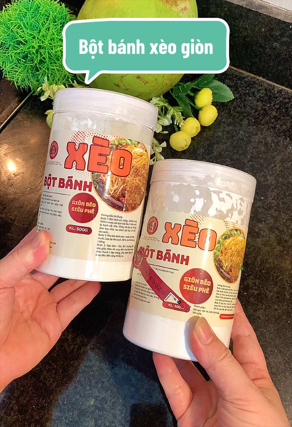 Bột bánh xèo hộp 500g nhà Bu Phương giòn ngon tiện làm#xuhuong #shopmetho89 #botbanhxeo #botbanhxeobuphuong #anvat 