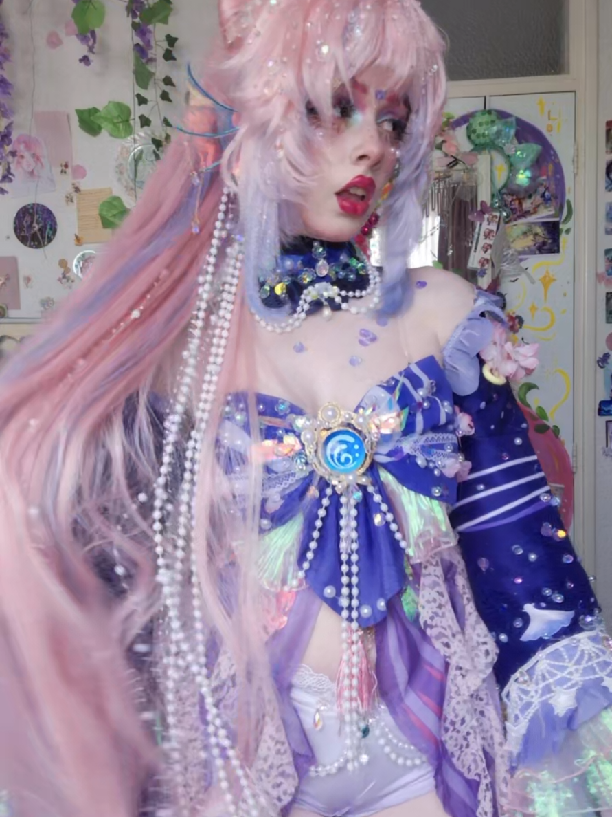 when I made the wig atleast 😈 #kokomi #kokomicosplay  #genshin #cosplay #GenshinImpact