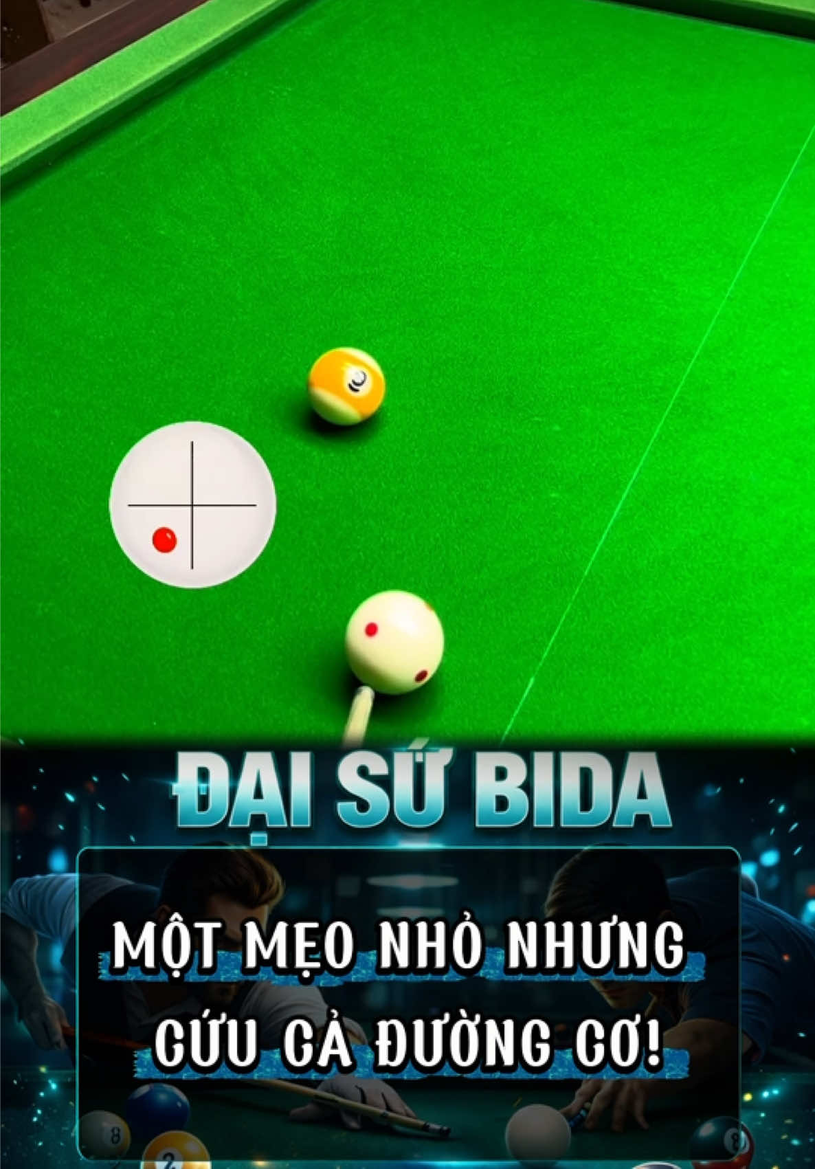 Một mẹo nhỏ nhưng cứu cả đường cơ! #bida #billard #meobida #kythuatbida #danhbang
