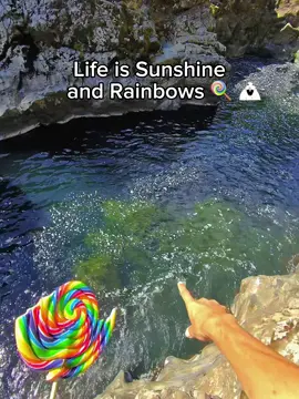 Life is Sunshine and Rainbows 🍭🤩 #whimsy 