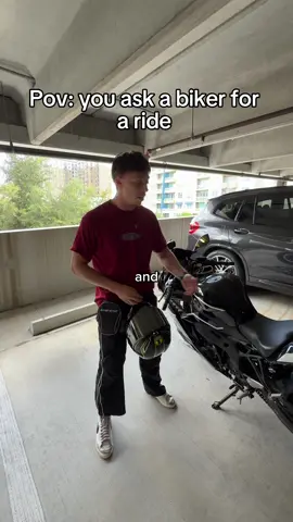 Never asking a biker for a ride again ...😭💀 #reelsviral #explore #motorcycle 