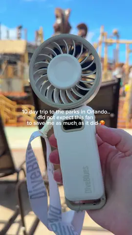 We went with our two toddlers and baby, and this fan rocked!!! Highly recommend and perfect if you’re baby wearing. I tried the clip on one but it kept sucking hair into it 😂  #portablefan #themeparkessentials #momhacks 