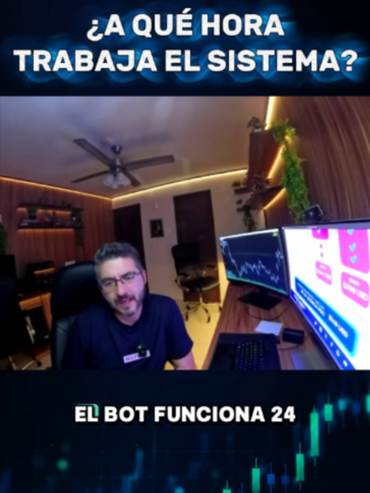 El mercado abre 24 horas, 5 días a la semana. El sistema opera todo ese tiempo. Se apaga solo el viernes y se prende solo cuando abre. #tradingautomatizado #forex #trading #tradinglatam