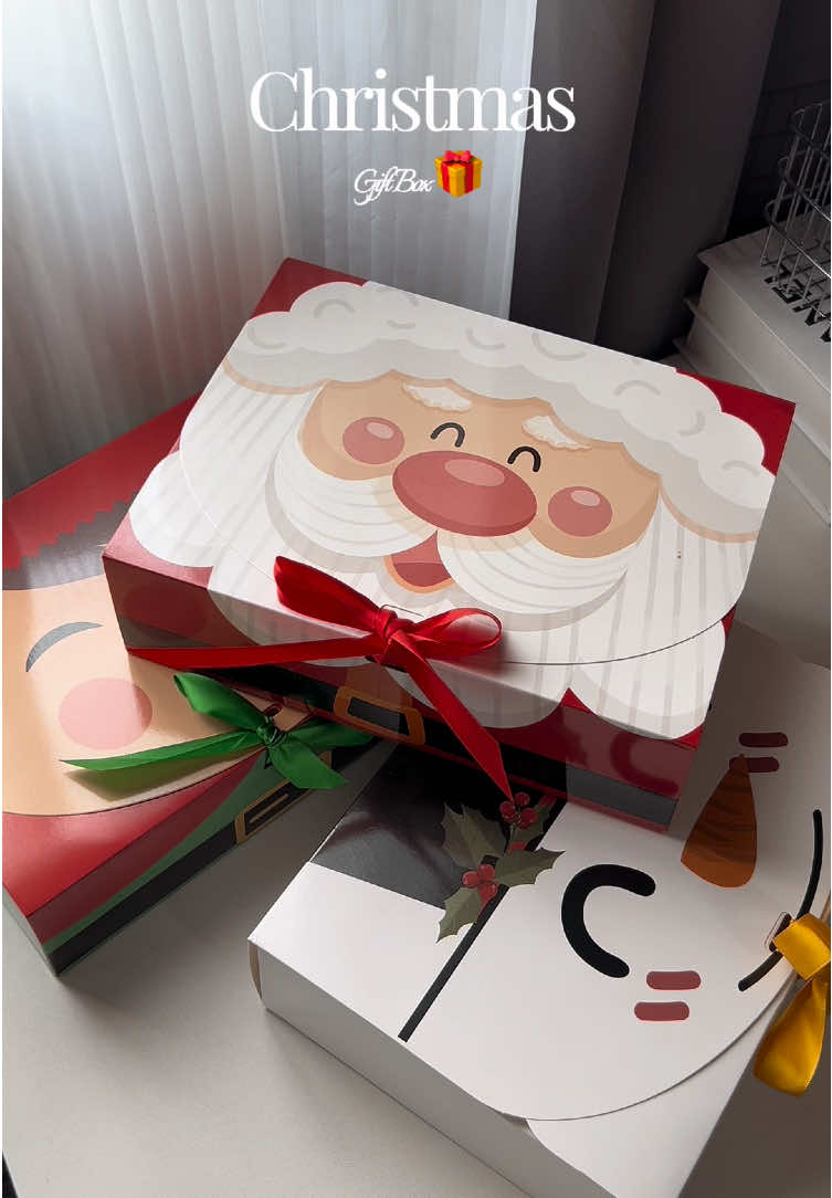 6pcs Christmas gift box packaging idea 🎄🎁  #christmasgiftbox #giftbox #christmaspresent #christmasgift #giftboxes 