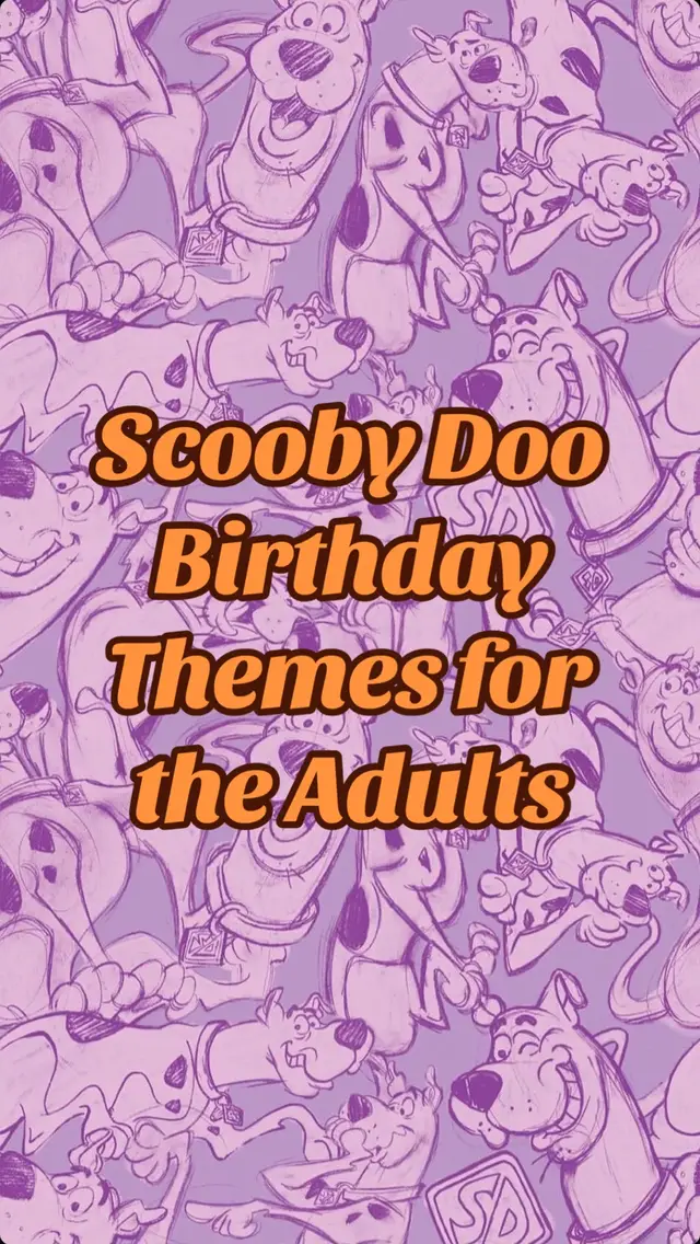 You guys wanted to see Scooby doo themes for your 20s, so here you go!  Bonus idea. Meddling since (‘02 - replace with your birth year)  What theme do you want to see for adults next?  #scoobydoo #mysterymachine #birthdaytheme #20thbirthday #partythemeideas 