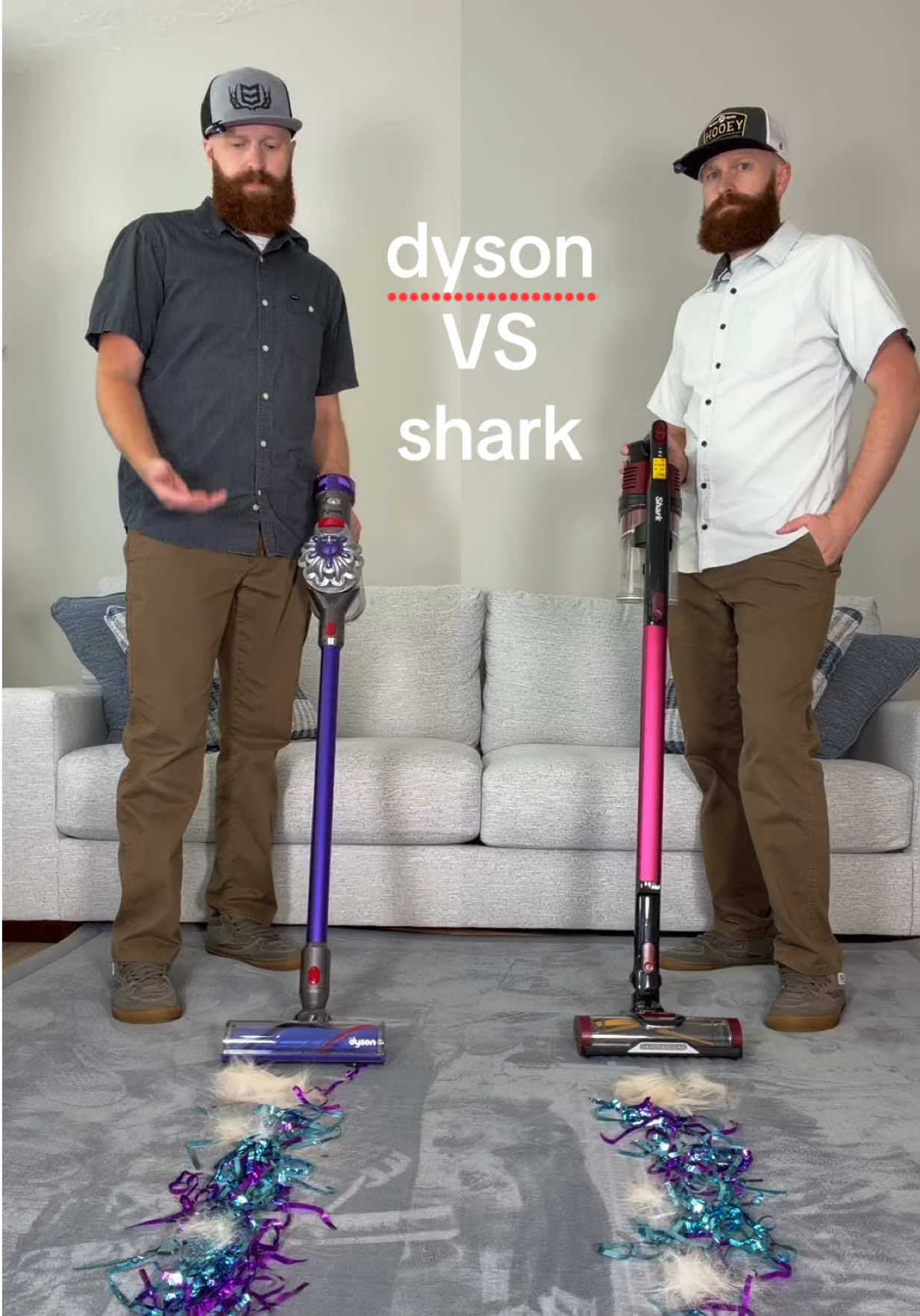 Which cordless stick vacuum is better?! 👀 #vacuum #cordlessvacuum #stickvacuum #sharkvacuum #cleaning 