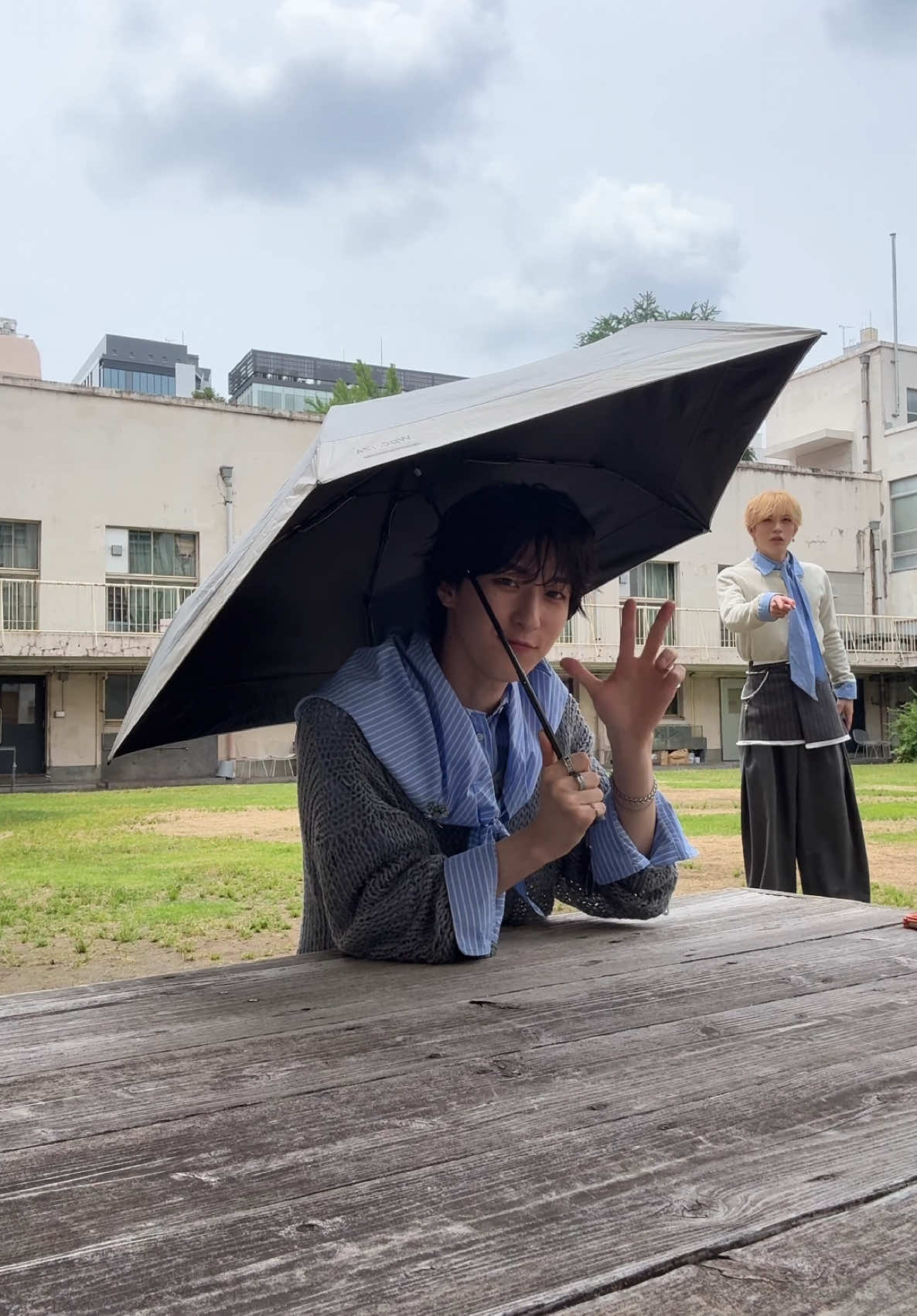 外では日傘がないと生きていけません。🐥 #OCTPATH_なつめき #OCTPATH #四谷真佑 #YotsuyaShinsuke