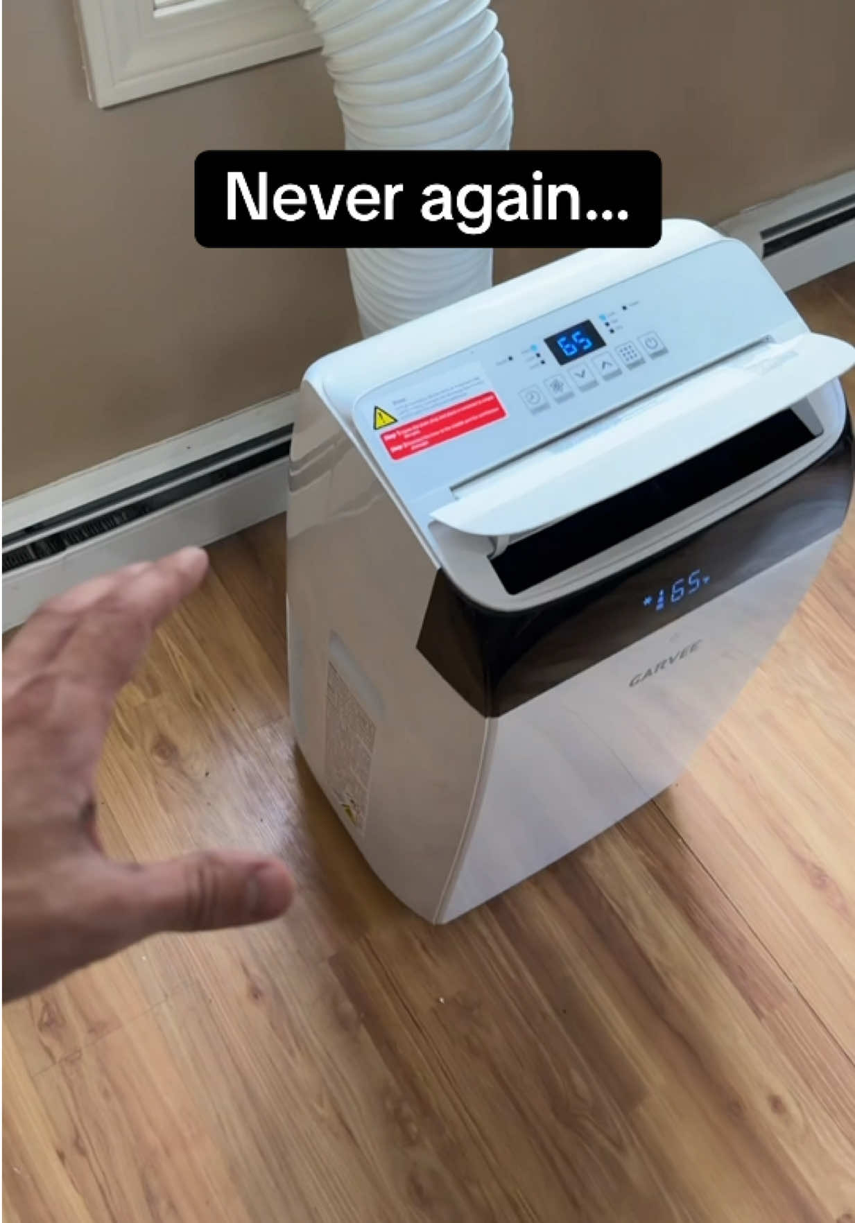 Not sure why everyone hates on these…. There so much more convenient and they work great! #airconditioner #hometok #summerfinds #homeessential #lifehackvideo 