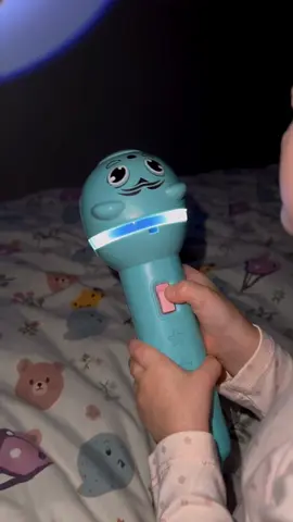 I judged this little flashlight so hard... now I owe it an apology 😭#bedtimeroutine #momhack #toddlermom #kidsprojector #bedtimestory     