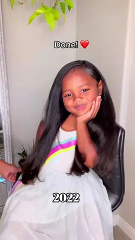 From kindergarten to 4th grade! We’ve been going 5 years strong with  straightening her hair every year for picture day! 🥹 #pictureday #haircare 