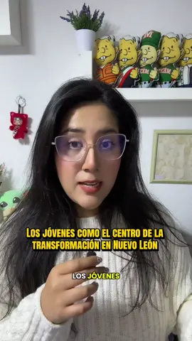 Los jóvenes como el centro de la transformación en Nuevo León.  Ya no más NINIS, por primera vez son reconocidos 🙌🏼👏🏼 #paratiiiiii #nuevoleón #politica #claudiasheinbaum 