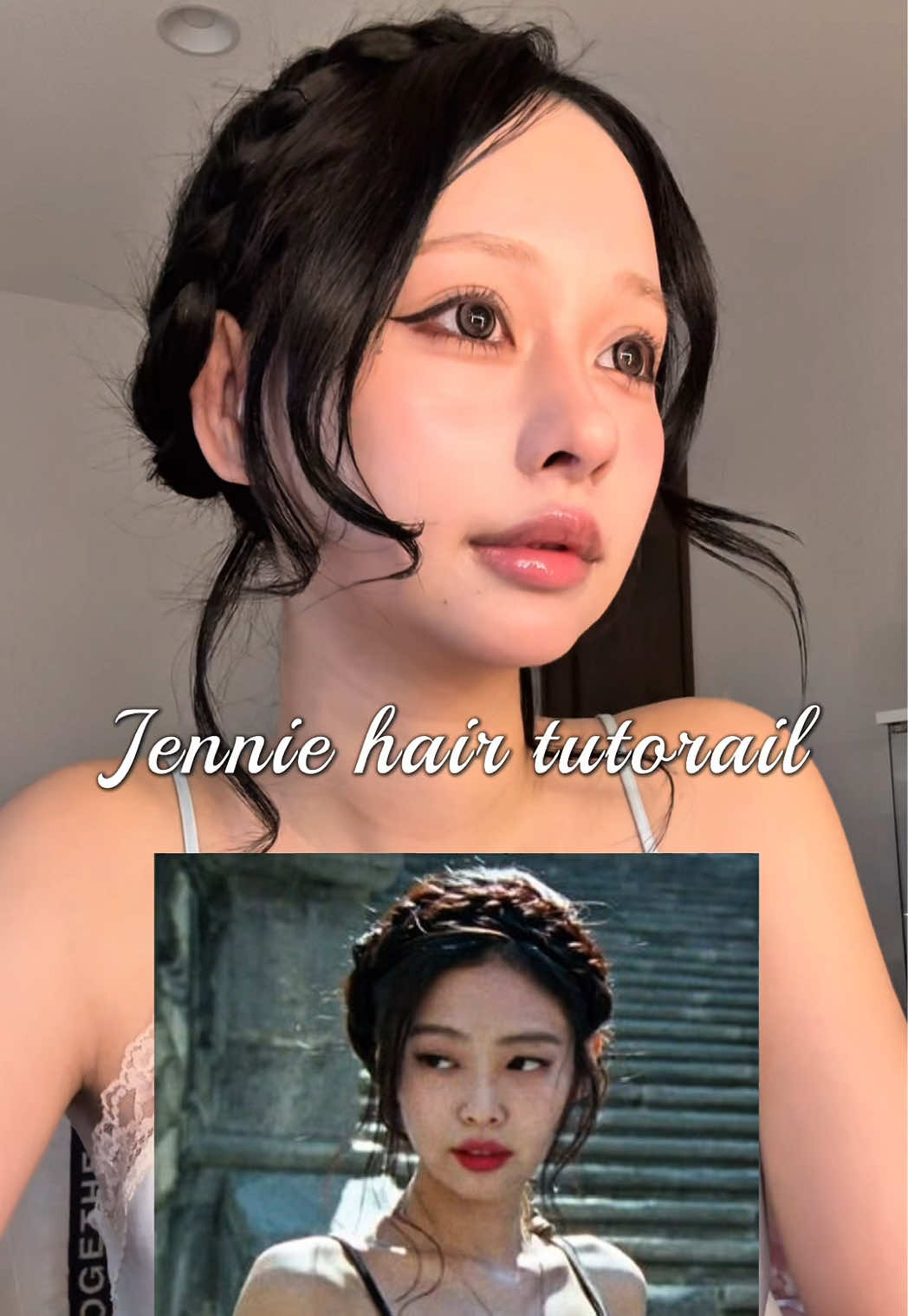 この髪型まじ万能やしかわいい#jennie #hairtutorial 