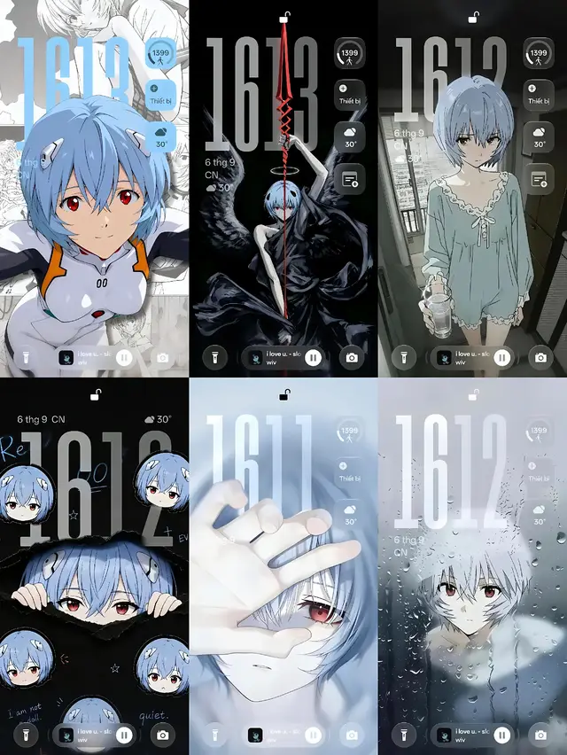 Hình Nền nhân vật Evangelion : Rei  Cre Douyin : 0201 \ 三金  #rei #evangelion #reiayanami 