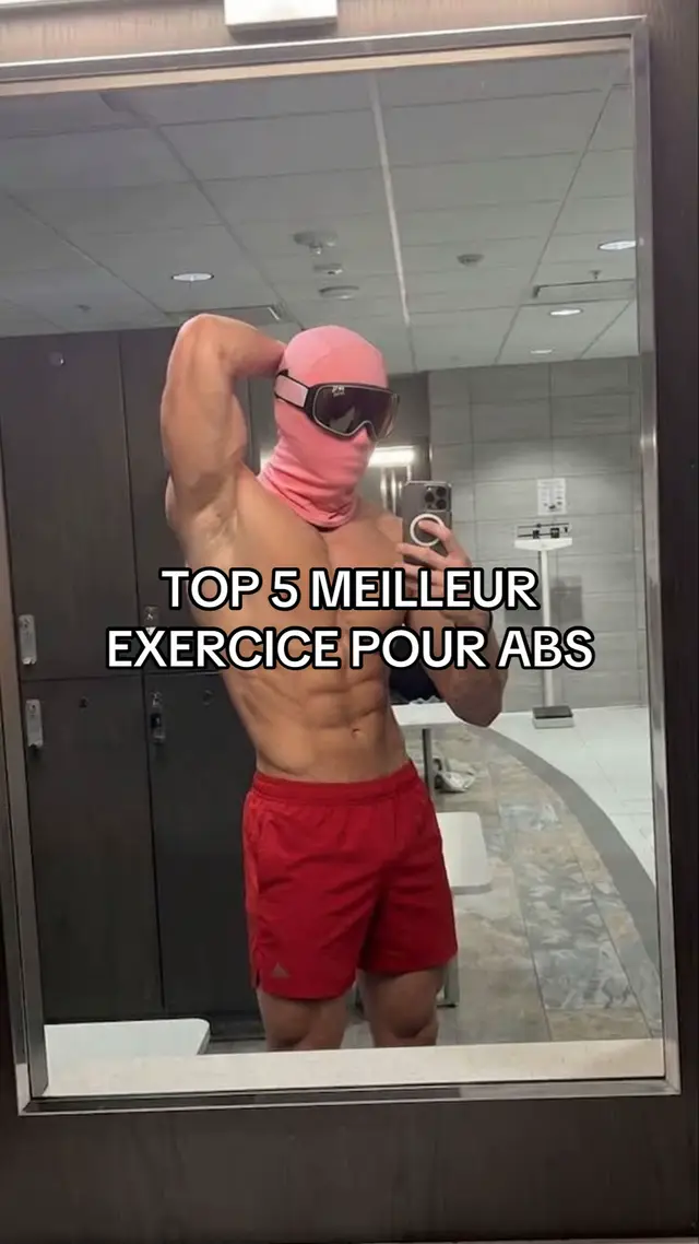 🔥TOP 5 MEILLEUR exercice POUR LES ABS ! (Selon moi) #lean #Fitness #fyp #abs #musculation 