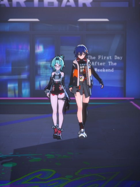 Roxy’s here too!   #ZenlessZoneZero#zzzero#mmd#belle#roxy#dancetrending#fyp