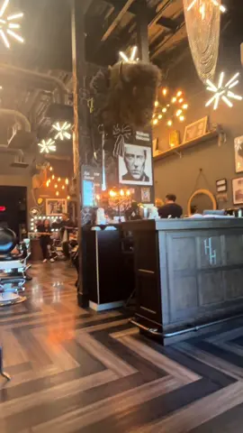 sometimes men get lucky, what a cool barber shop 💈