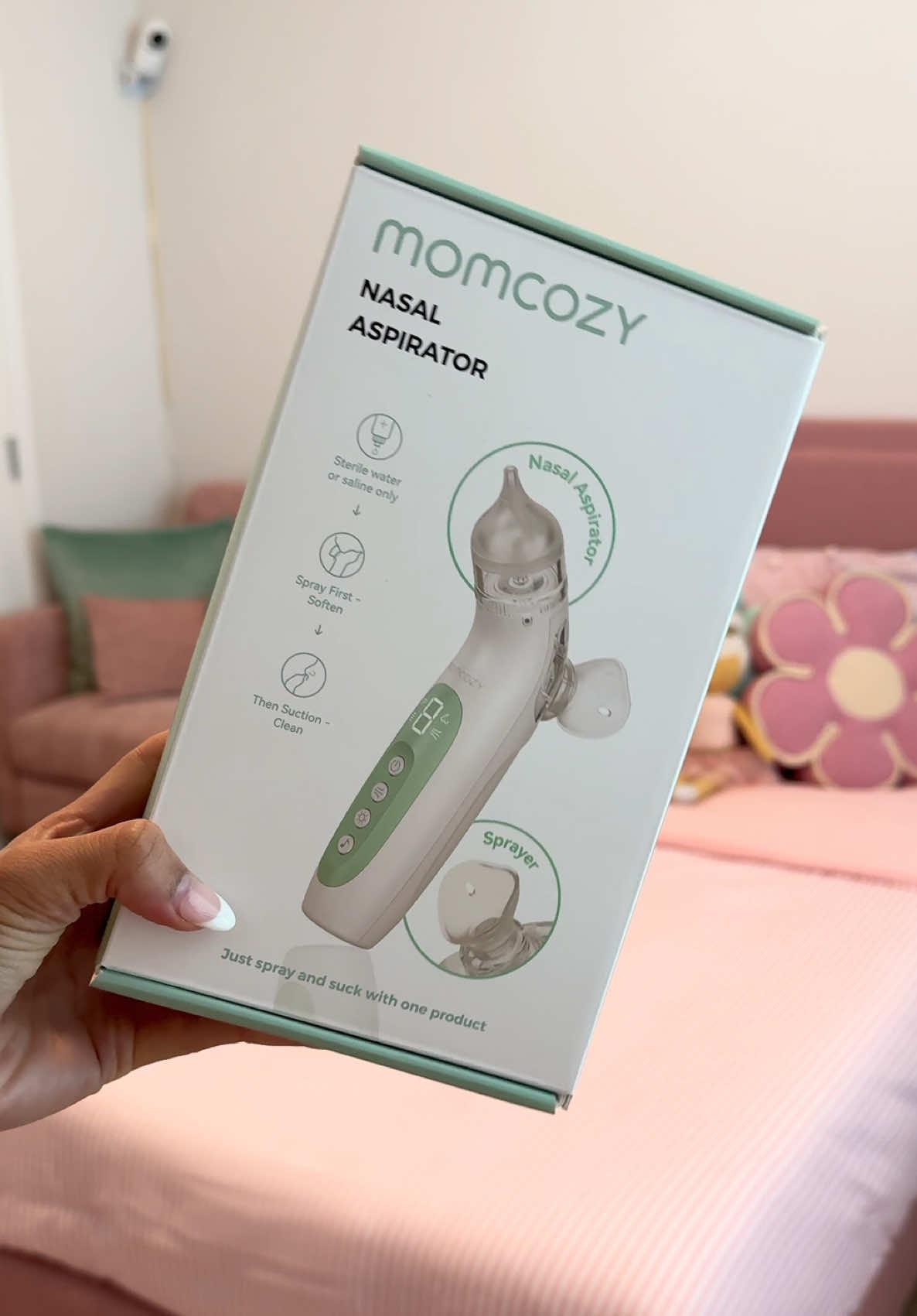 I found the best of both worlds with the new momcozy 2-in-1 nasal aspirator!🤍 use code AIMYBN07 for 15% off on amazon or momcozy's website! You can find a direct link on my profile🩷  @Momcozy Official  #momcozy #breezyclear #momcozynasalaspirator #nasalaspirator #stuffynose 