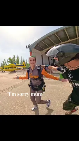 I survived the skydive, telling my mum not so much 😂 ##skydive##mum##reaction##funn##foryoupage