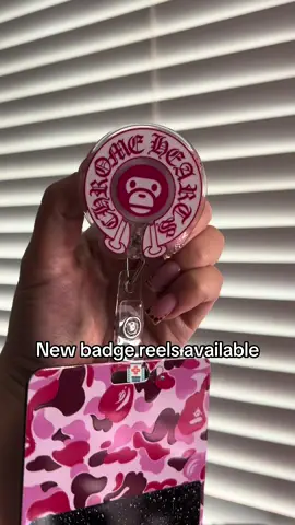 SHOP TODAY! LINK IN BIO FOR NEW BAPE BADGE REELS🖤!  #badgereels #cna #medicalassistant #nursingstudent #fyp 