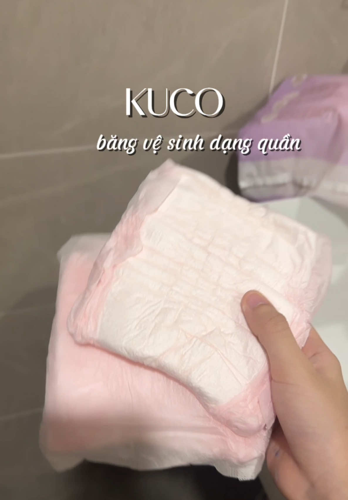 mặc em này đi ngủ khỏi lo bị tràn #kuco #bangvesinhdangquan 