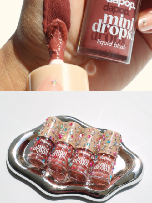 Customizar tu makeup con brillos = el mejor plan ✨ ¿Qué tono es tu fav? 😍 #dapopmx #makeup #blush #fyp #bedazzle #whimsy #bedazzling