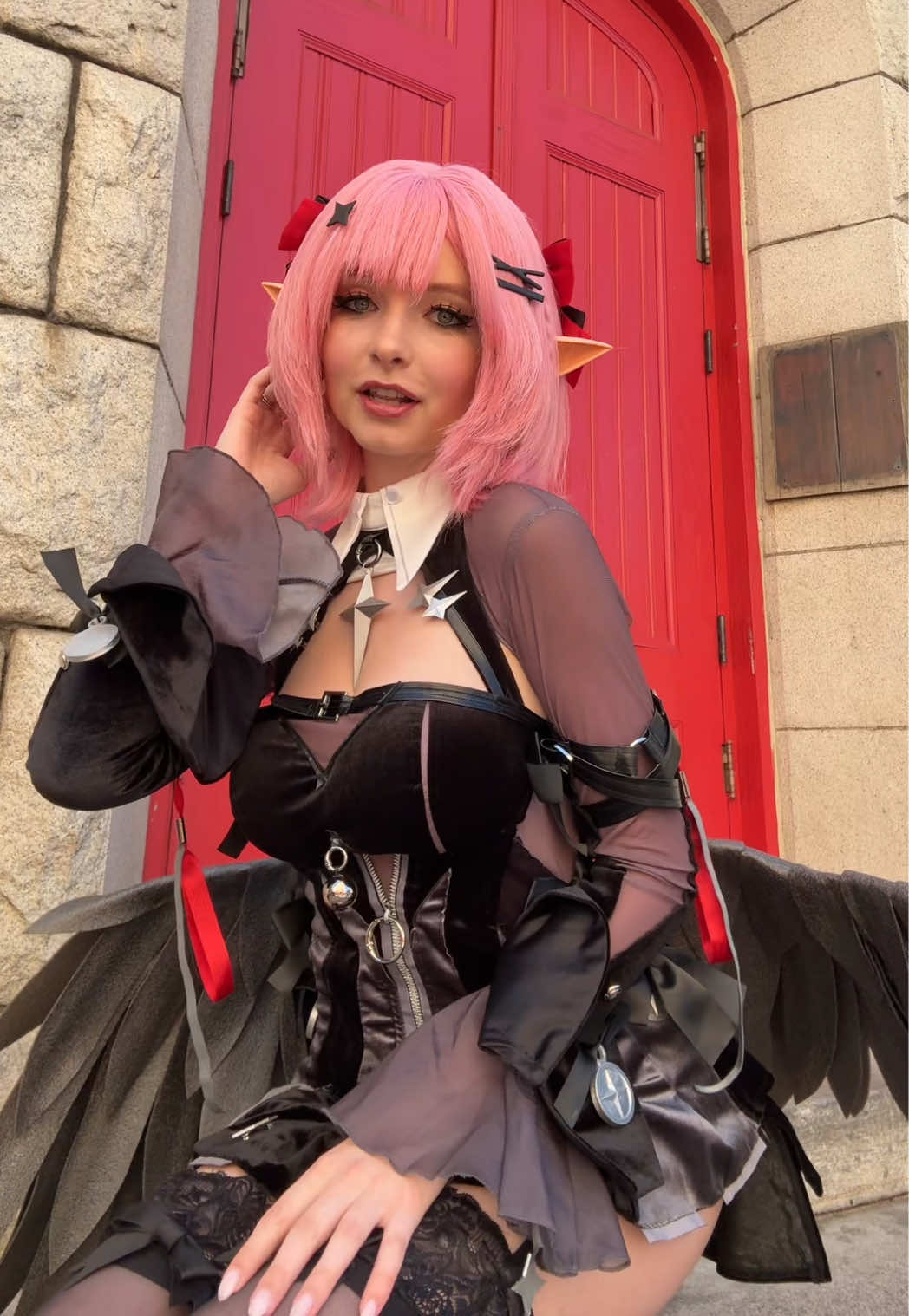 Remielle (dark vr) debut~ 🖤 #cosplay #remiellecosplay #zenlesszonezero #zenlesszonezerocosplay #hoyocreators 