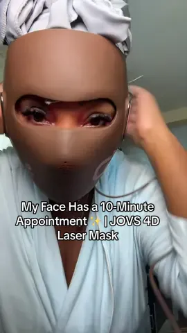Apparently my face has a 10-minute appointment… and she WILL be attending.  Absolutely obsessed with my home spa #jovs4dlasermask I love the benefits that I’m seeing so far ladies if you’re interested click on that shopping cart to grab yours! 