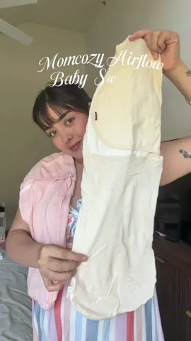 My baby is so happy in her Momcozy Airflow Baby Swaddle: it's cool, comfortable, and sweat-free for a restful sleep in summer. Easy to put on in just 2 steps, so no fuss! ❤️ @Momcozy Official  Use code BELENBABY and get 20% off these two essential newborn items on my bio ✨🌸 #momcozy #MomcozyAirflowSwaddle #momcozyswaddle #babyregistry #newbornessentials 