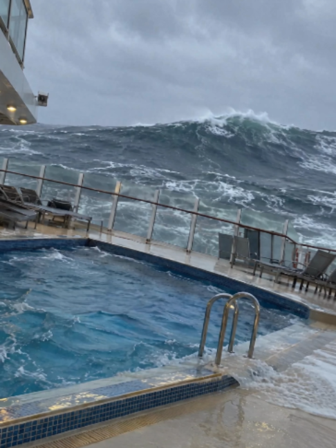 Worst cruise of all time #cruise #cruiseship #thalassophobia #roguewave