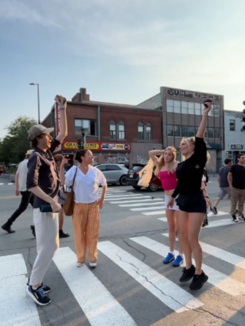 They turned the street into a music video 😲🔥