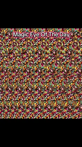 90's Retro Magic Eye Poster #genx #magiceyes #retro #90s 