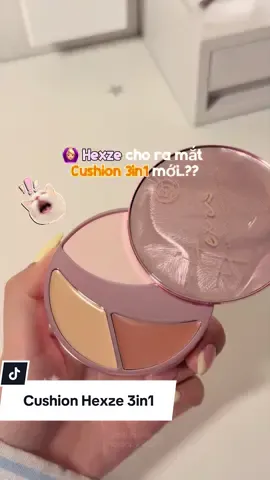 Cushion Hexze 3in1 vừa cushion - má hồng - che khuyết điểm tiện lắm luôn ✨🌥️ #hexze #hexzecushion #cushion3in1 #cushion #thihanhreview 