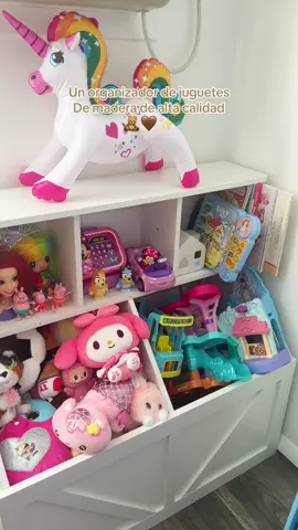 Garvee Kids Bookshelf Toy Storage Organizer With Spacious Tabletop & Anti-Tipping Device Waterproof Toddler Bookshelf 32