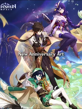 happy anniversary genshin!! ❤️ it’s been a long journey 😇😭🙏 #genshinanniversary #genshinlivestream #GenshinImpact 