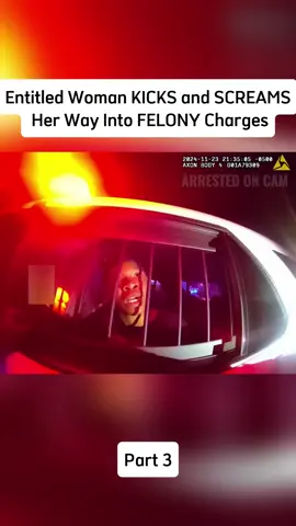 Entitled Woman KICKS and SCREAMS Her Way Into FELONY Charges #cops #police #bodycam 