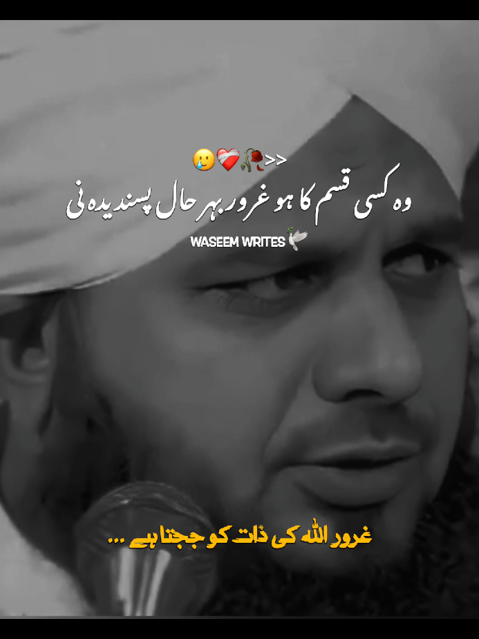 💯❤️‍🩹🌸غرور صرف اللّٰہ کی ذات پر ججتا ہے ۔۔۔ #peerajmalrazaqadribayan #peerajmalrazaqadristatus #peerajmalrazaqadri #peerajmal #atifeditx 