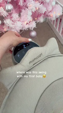 The perfect AFFORDABLE baby swing by @Momcozy 🥹 #Momcozy #MomcozyBabySwing #BabySwing #HandsFreeParenting #babyessentials 