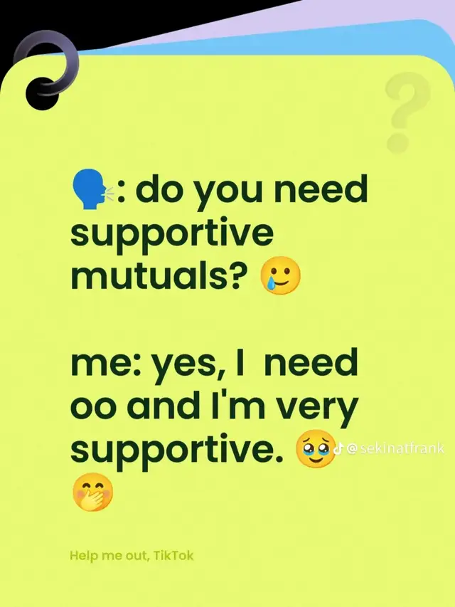 mutuals?? I'm very supportive 🙏 #mutuals #supportivemutuals #goviral 