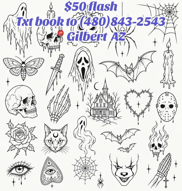 A couple more Tattoo flash designs available for $50 👌