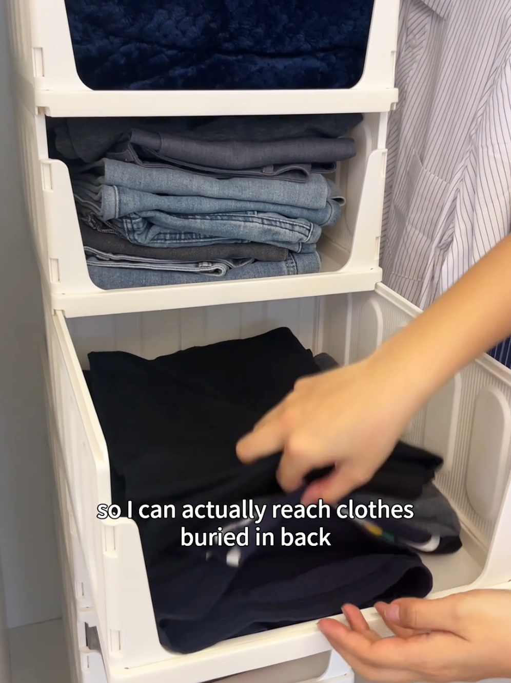 Home organization season is in full swing, and these trending plastic storage baskets are the perfect upgrade to level up your messy closet!🚀 #declutter #homeorganization #toyorganization #tiktokshopstockup