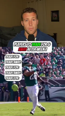 Players To Trade For & Away After Week 1 of #Fantasyfootball #nfl #football #week1 #fyp