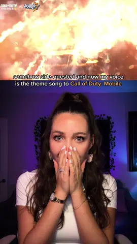 Maybe one of the coolest moments in my career. Ma I made it. My voice is the theme song of a video game 🎮✨🎶 AHHH @Call of Duty @Call of Duty: Mobile @Honkai Impact 3rd EN  #callofdutymobile#callofdutymobile #gamemusic #codm
